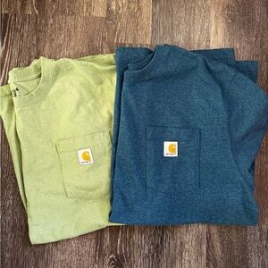 Set of Two Carhartt Loose Fit Pocket T-Shirts